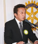 会長、幹事、クラブ奉仕・社会奉仕委員長 あいさつ
